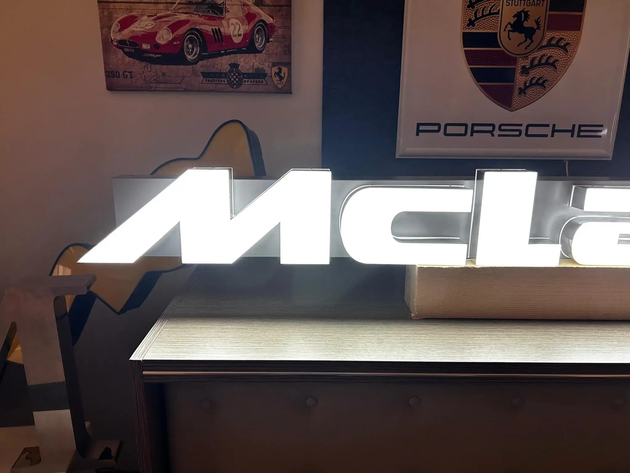 Illuminated Mclaren Sign | PCARMARKET